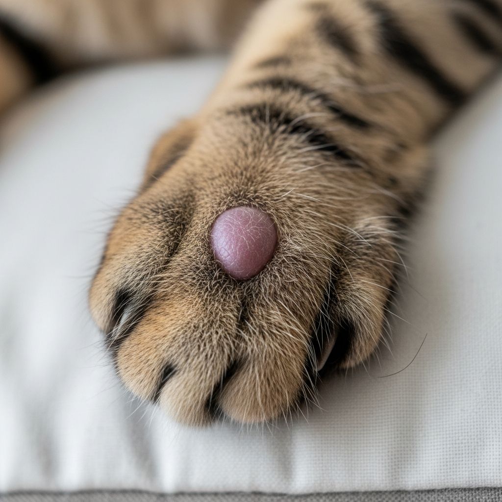 Understand pillow foot in cats: causes, symptoms, diagnosis, and effective treatments for this painful paw condition.