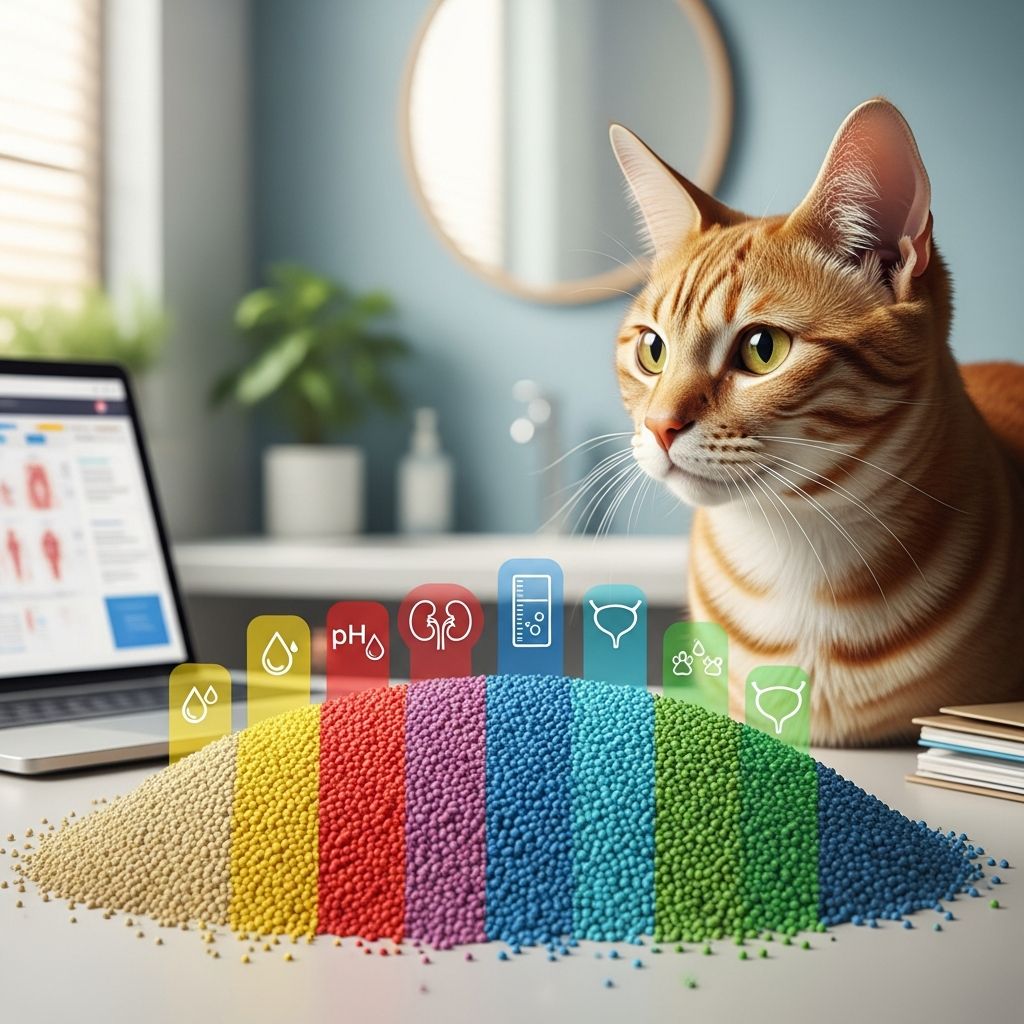 Understanding PrettyLitter Color Changes and Feline Health Decode your cat's urinary health through PrettyLitter's innovative pH-sensitive crystal technology