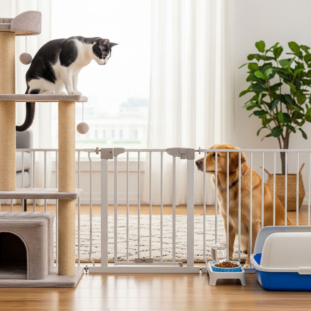 Managing Multi-Pet Households: Preventing Canine Access to Feline Facilities Effective strategies to maintain separate spaces for cats and dogs in shared homes