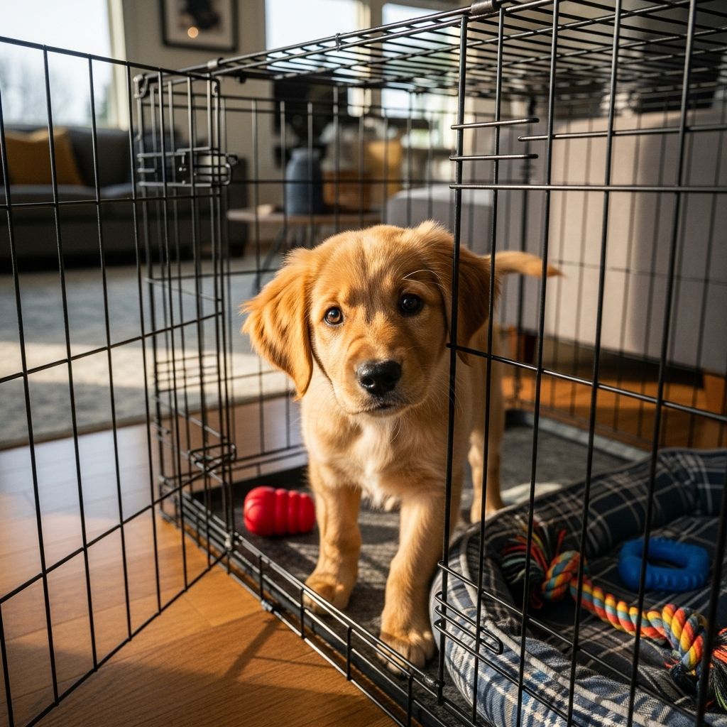 Puppy Crate Training Guide: Expert Tips For Happy Puppies Transform crate time into a positive experience for your puppy with proven, step-by-step strategies to overcome resistance and build confidence.