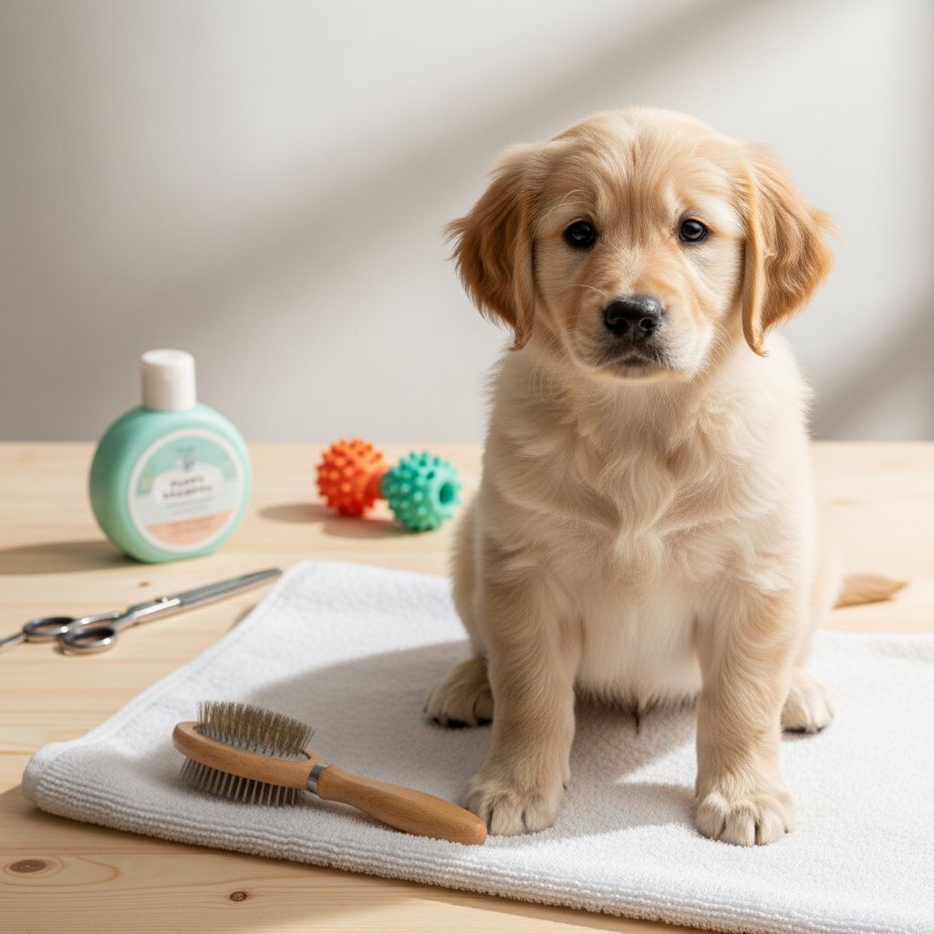 Puppy Grooming Tips: Complete Guide For New Puppy Parents Essential grooming guide for new puppy parents: brushing, bathing, nail care, and more to keep your pup healthy and happy.