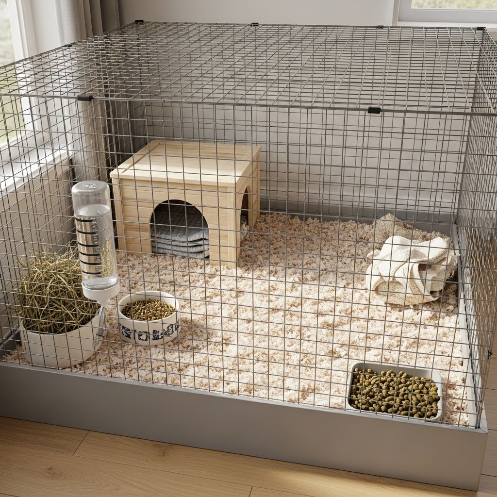 Rabbit Enclosure Hygiene: A Complete Guide Master daily and deep cleaning routines to keep your rabbit's living space spotless, healthy, and odor-free for optimal wellbeing.