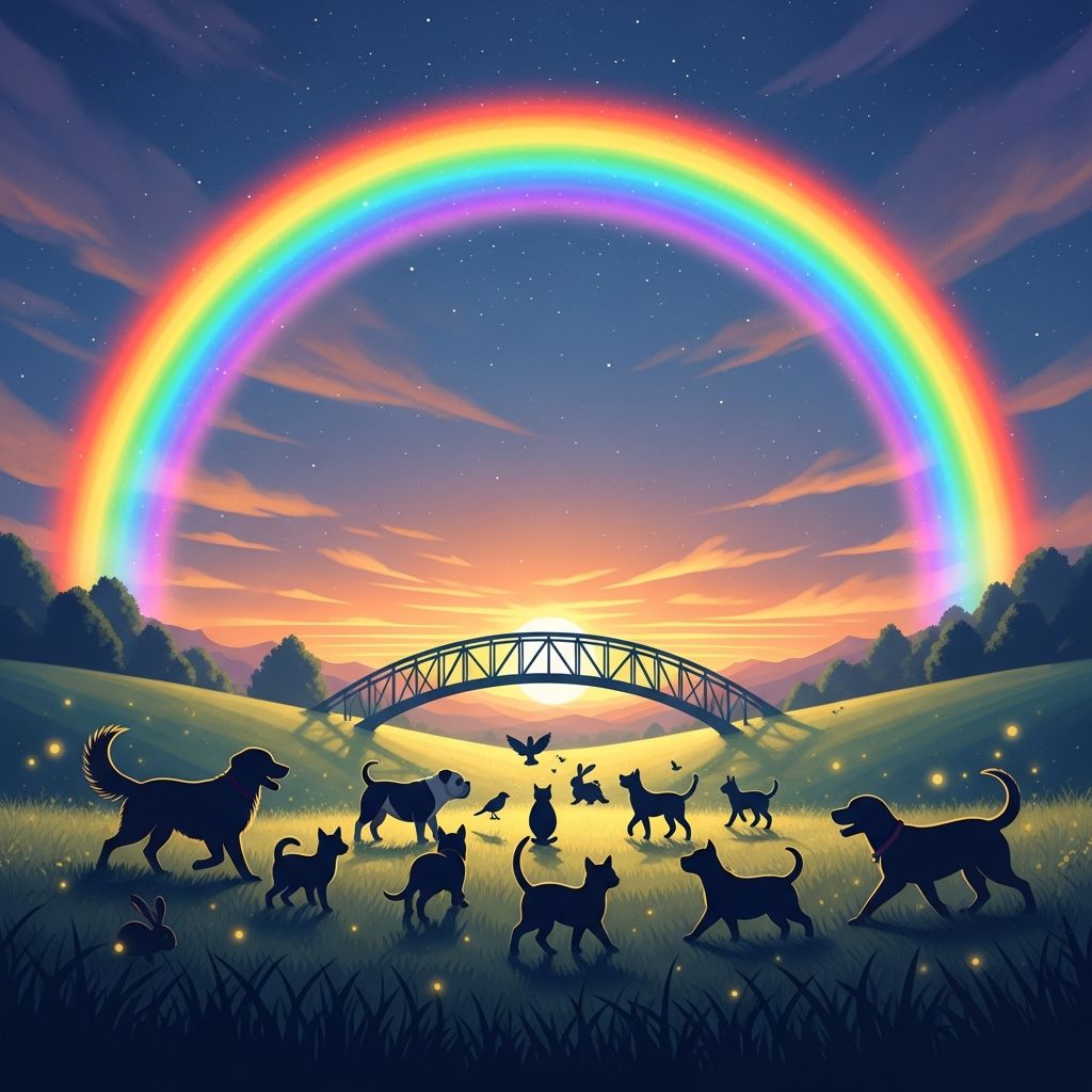 Rainbow Bridge Remembrance Day: 3 Loving Ways To Honor Your Pet A heartfelt day on August 28 to celebrate the enduring love and memories of pets who have passed, offering comfort and community to grieving owners.