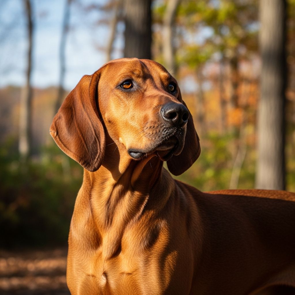 Redbone Coonhound Guide: Complete Care, Training And History Discover the versatile Redbone Coonhound: a stunning red-coated hunter with loyalty, stamina, and family-friendly charm.