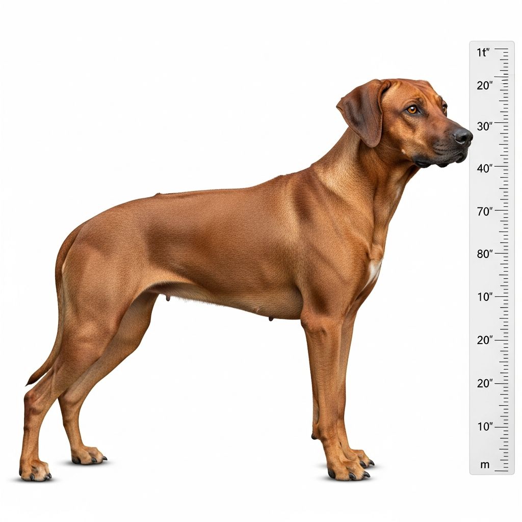Discover the ideal height, weight, and growth timeline for Rhodesian Ridgebacks to ensure your pup thrives at every stage.