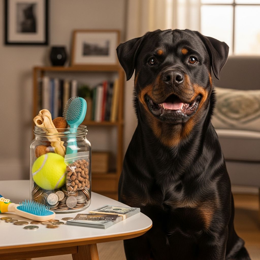 Rottweiler Ownership Expenses: Budget Guide Complete breakdown of Rottweiler costs from purchase to lifelong care