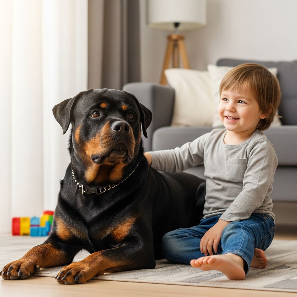 Discover if Rottweilers make reliable family dogs around kids through proper training, socialization, and understanding their protective instincts.