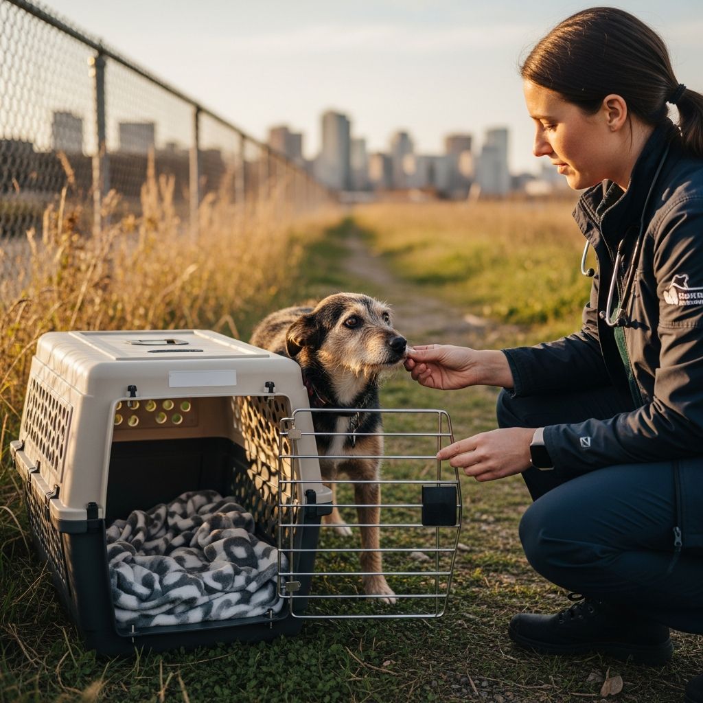 Safely Rescuing Stray Dogs for Shelter Placement Learn essential techniques to humanely capture stray dogs, prioritize safety, and ensure they reach a shelter without harm to you or the animal.