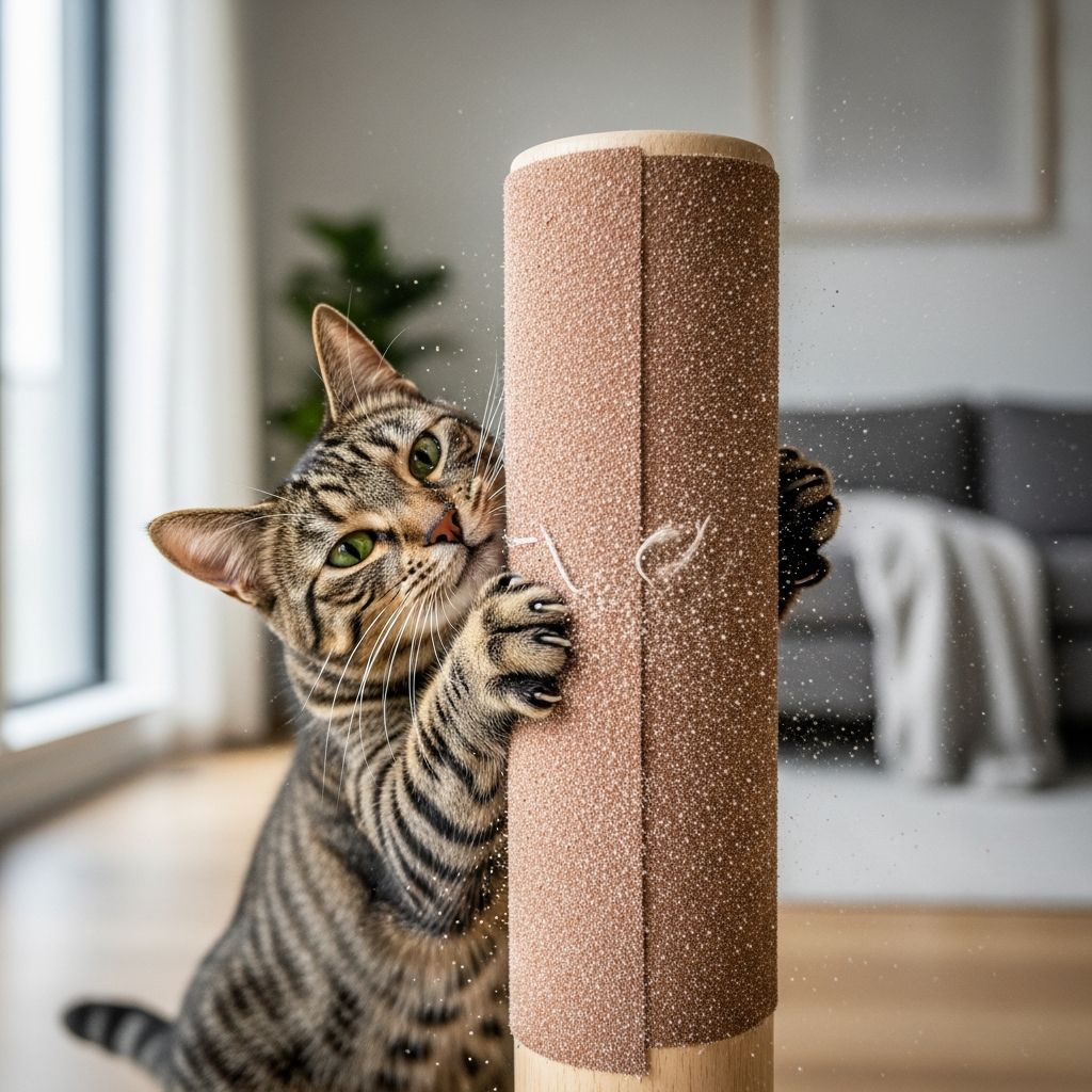 Sandpaper Scratching: Feline Claw Care Innovation Discover how sandpaper-style scratchers revolutionize claw maintenance, blending natural feline instincts with durable home protection for happier cats.