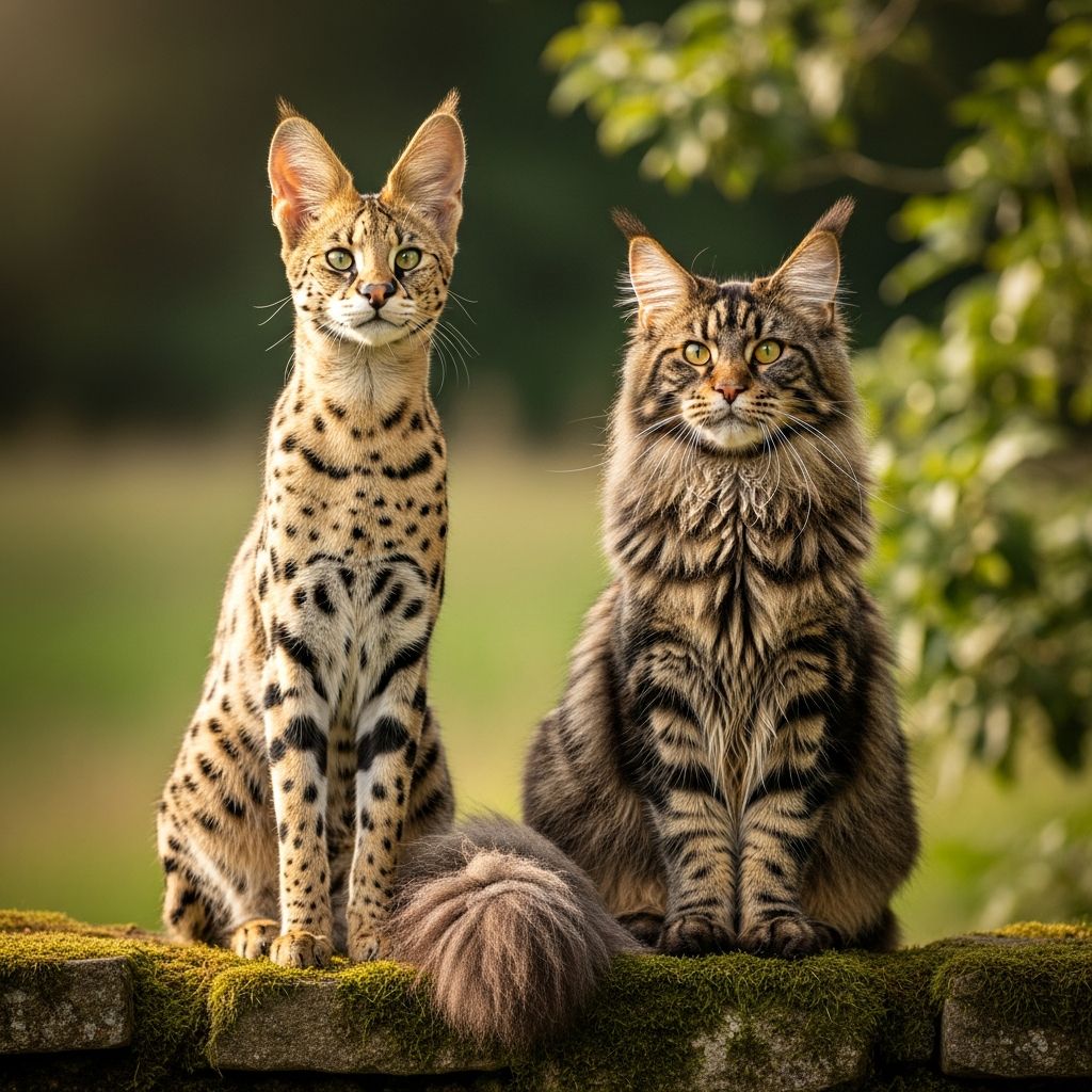 Savannah Vs Maine Coon Cats: Complete Guide To Key Differences Discover the striking contrasts between the exotic Savannah and the gentle giant Maine Coon to find your ideal feline match.