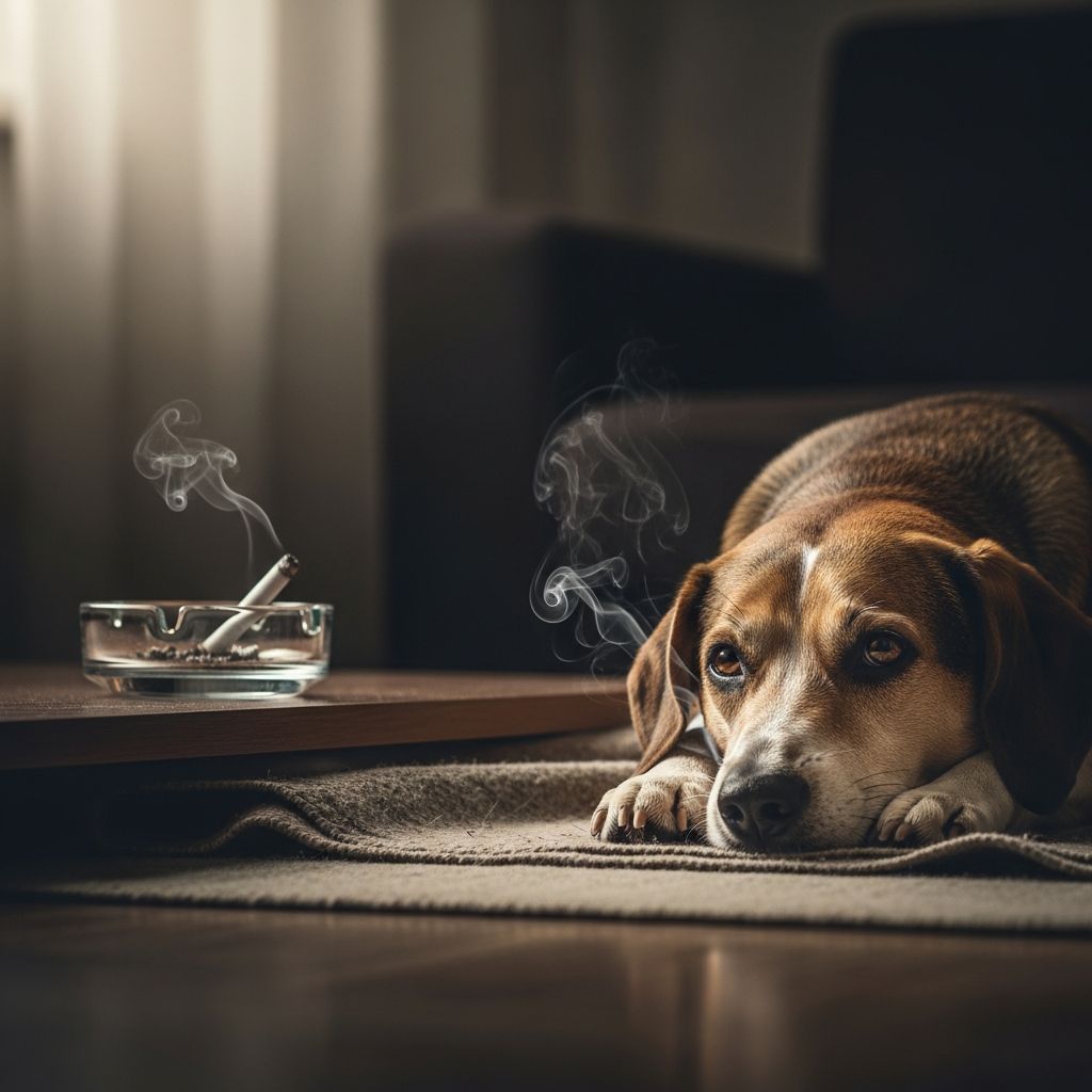 Second-Hand Smoke and Bladder Cancer in Dogs New Purdue study reveals dogs exposed to cigarette smoke face 6x higher bladder cancer risk—protect your pet now.