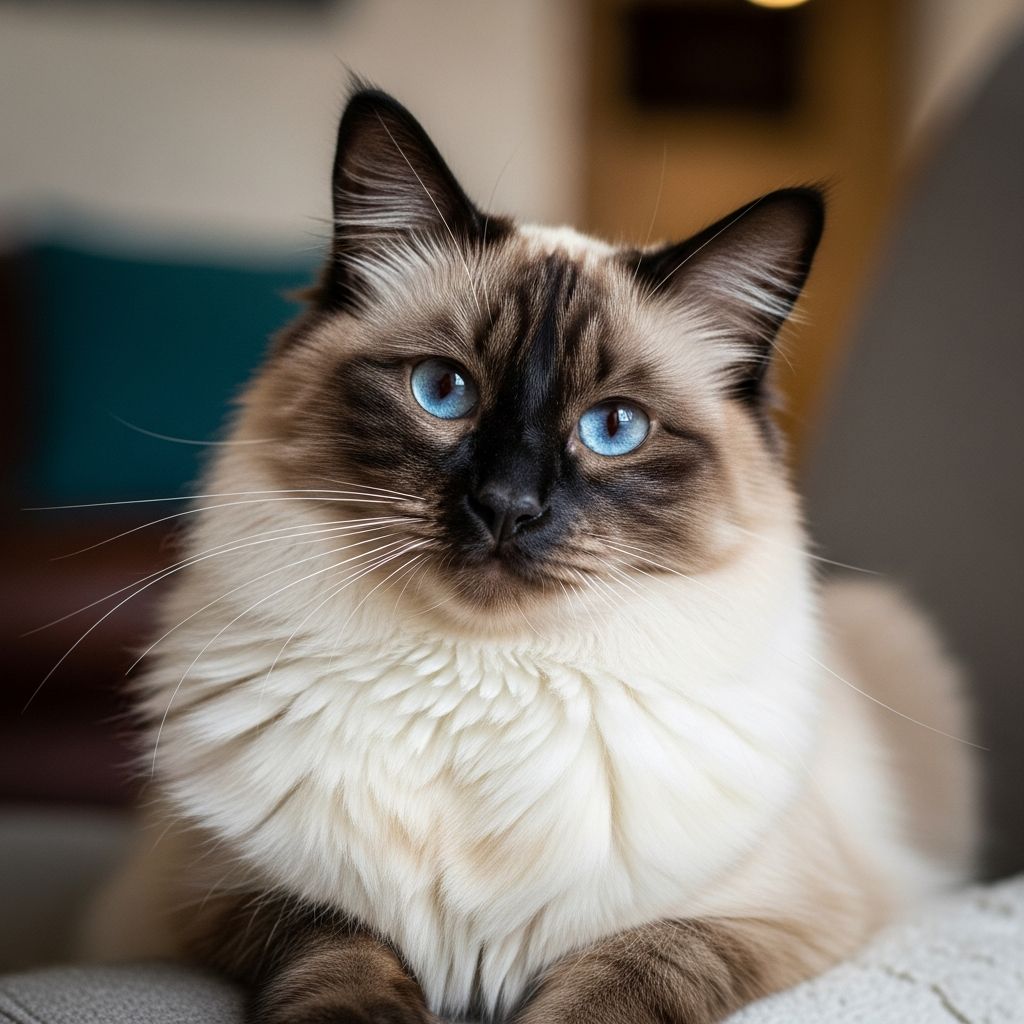 Siamese Ragdoll Cat Mix: Complete Guide & Care Discover everything about Ragamese cats: traits, temperament, care needs, and what makes them perfect family companions.