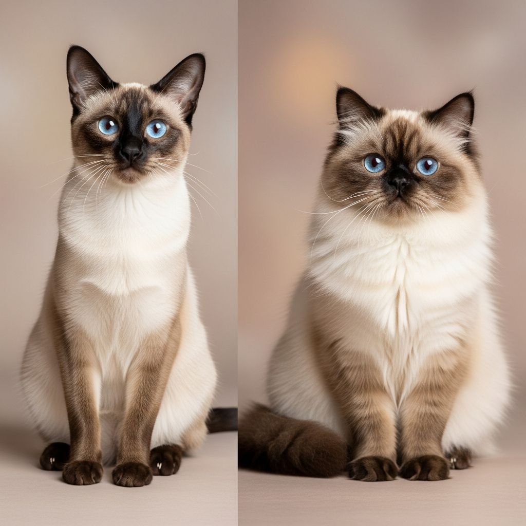 Siamese Vs Himalayan Cats: Complete Breed Comparison Discover the key differences between Siamese and Himalayan cats in appearance, temperament, care needs, and health to choose the perfect feline companion for your home.