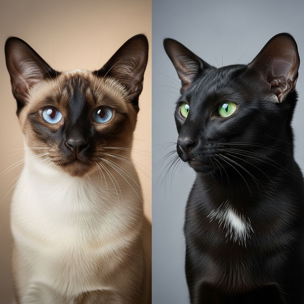 Explore the similarities and distinctions between these elegant Asian cat breeds