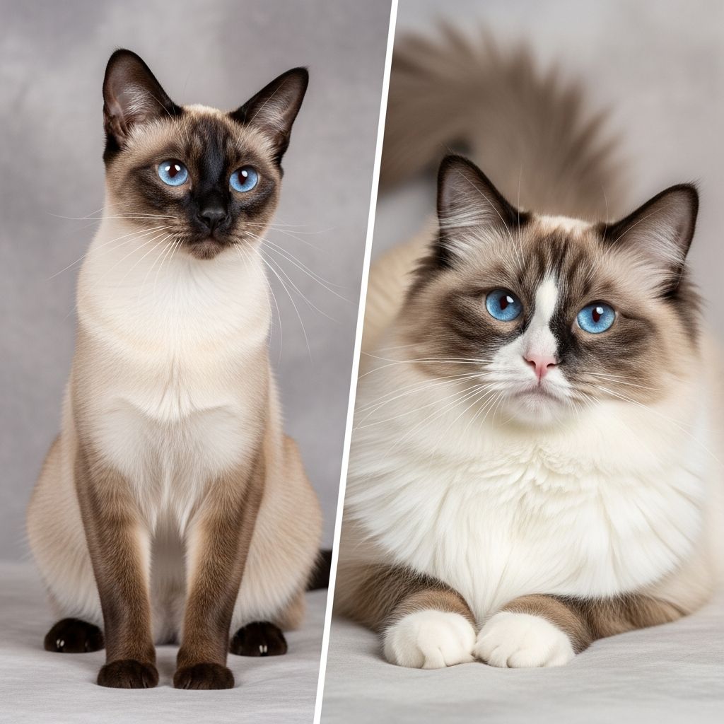 Siamese vs Ragdoll Cats: Key Differences Discover the distinct traits that set these elegant feline breeds apart