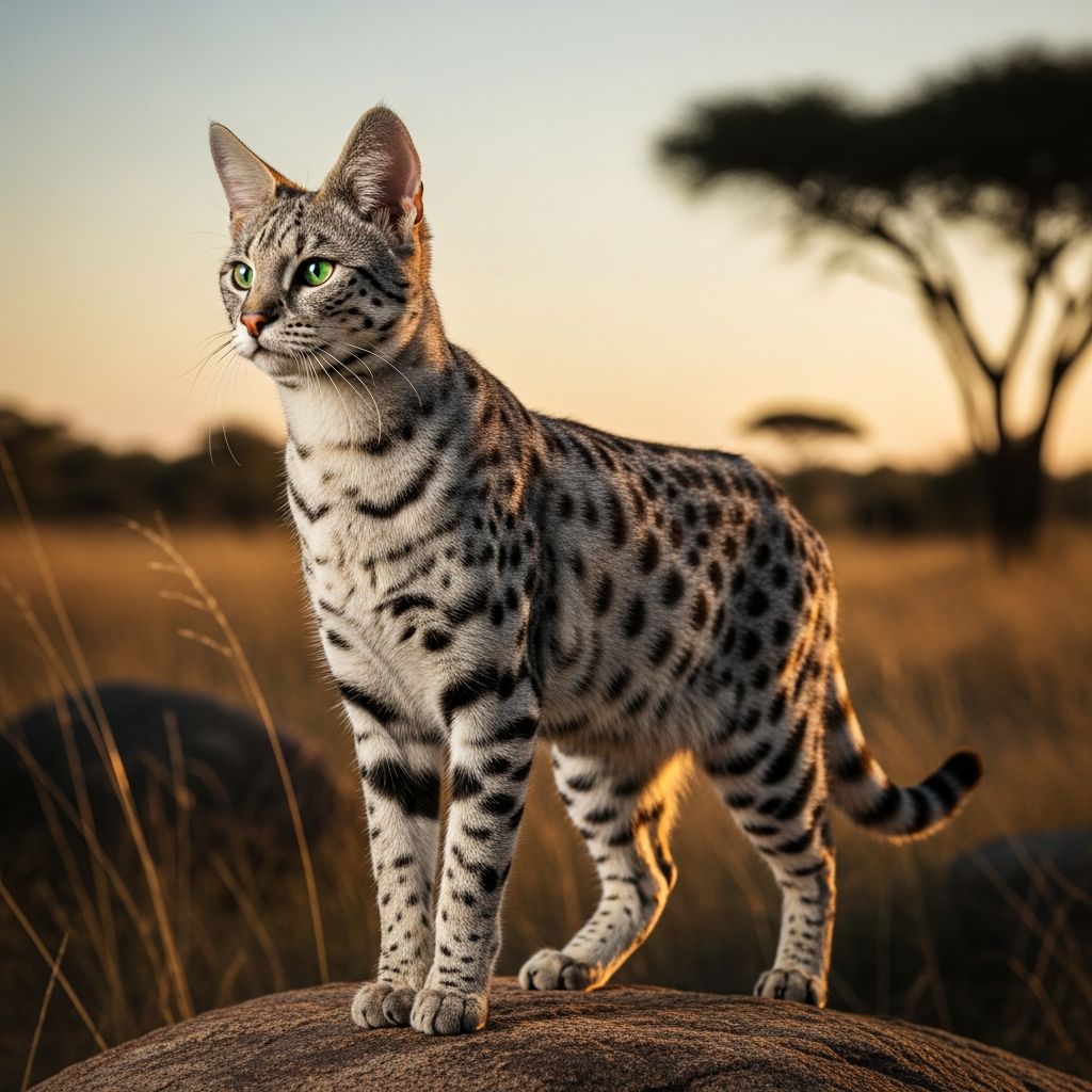 Silver Savannah Cats: Complete Care, Traits, And Costs Discover the stunning silver Savannah cat, a hybrid breed blending wild serval grace with domestic charm for active homes.