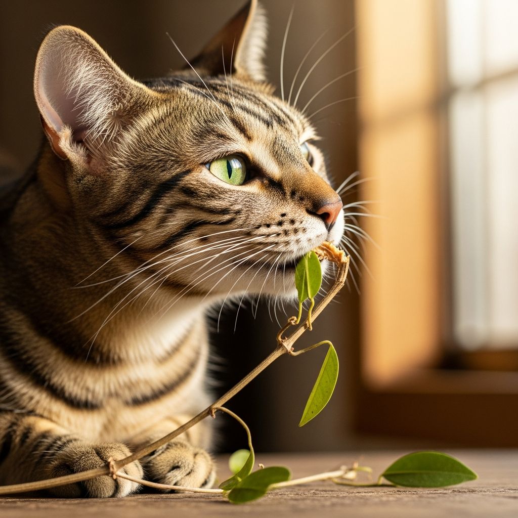 Silver Vine For Cats: 80% Response, Benefits & Uses Discover how silver vine captivates cats more potently than catnip, offering stress relief, dental health benefits, and enriched playtime.