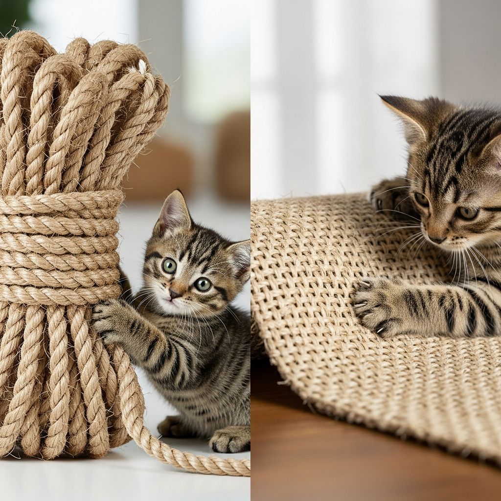 Sisal Rope Vs Sisal Fabric For Cat Scratching Posts Vet-Reviewed Discover the key differences between sisal rope and sisal fabric to choose the best scratching post material for your cat's needs.