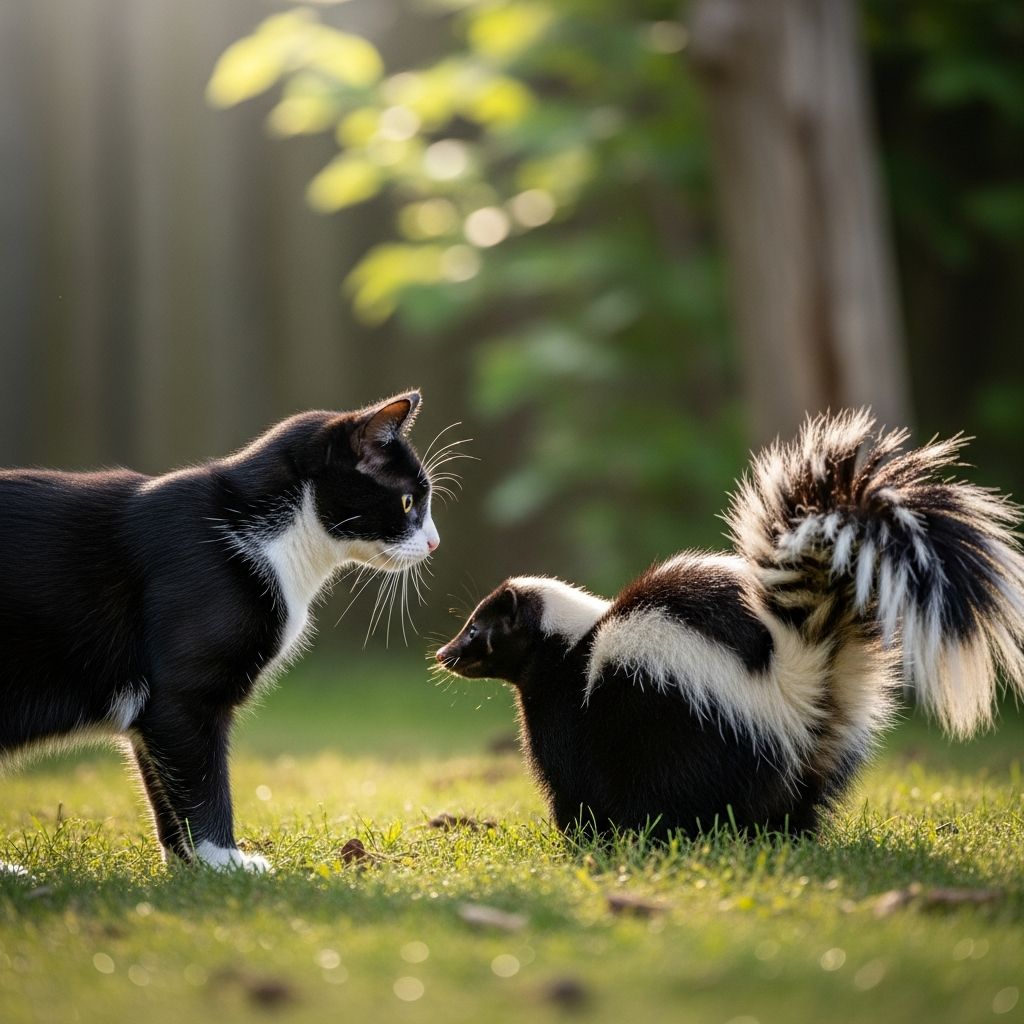 Skunks And Cats: 5 Steps To De-Skunk And Prevent Encounters Discover if skunks and cats can coexist safely, from spray risks to prevention tips for pet owners.
