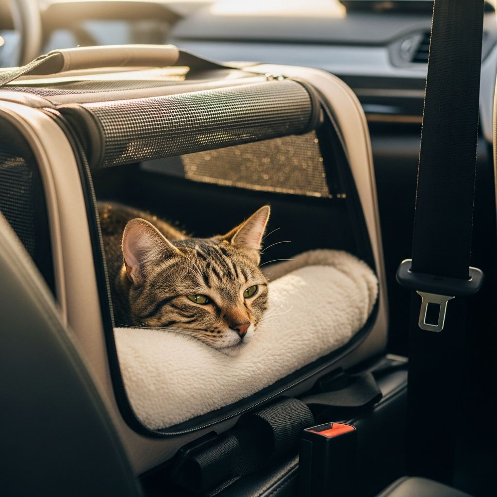 Soothe Your Cat On Car Journeys: Expert Tips For Calm Travel Discover proven strategies to keep your feline companion relaxed, secure, and happy during every road trip adventure.