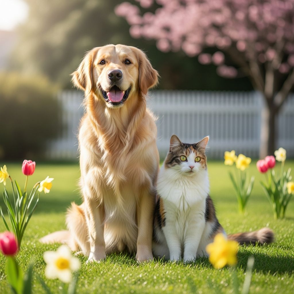 Spring Pet Safety Guide: 7 Essential Tips For 2025 Essential strategies to shield dogs and cats from seasonal dangers like toxins, parasites, and outdoor risks this spring.