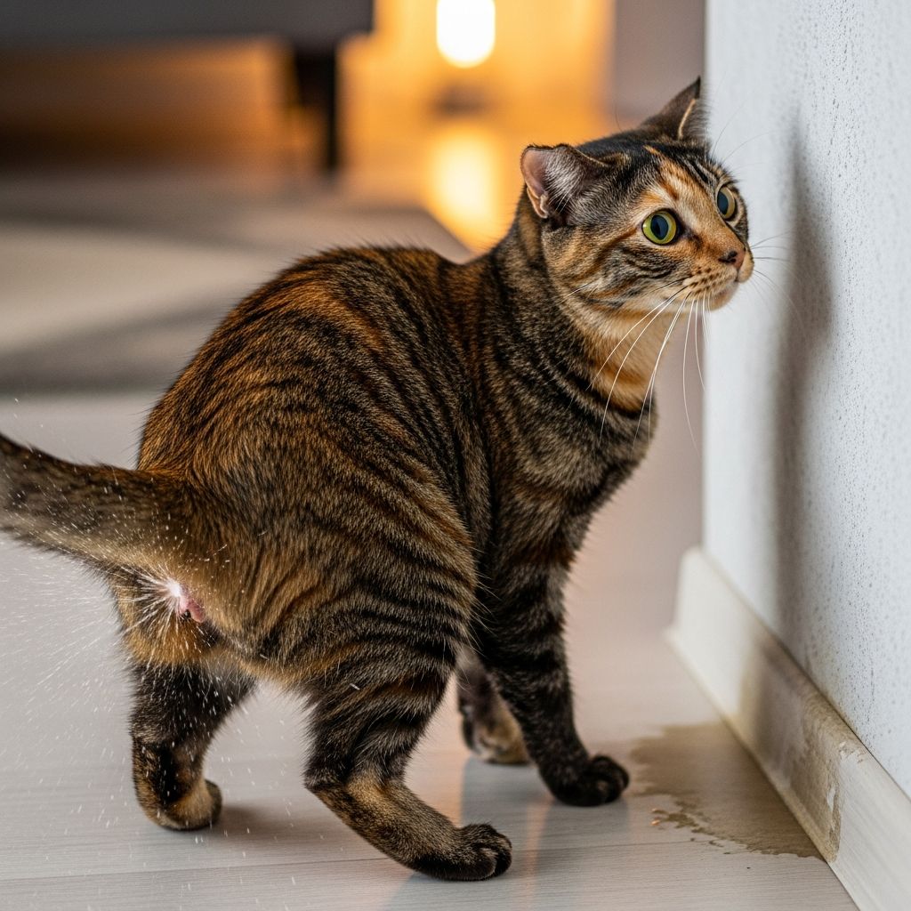 Sudden Spraying in Female Cats: Causes and Fixes Discover why your female cat started spraying unexpectedly and learn proven steps to stop it, from health checks to stress relief.