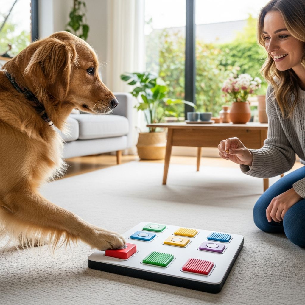 Teach A Dog To Talk With Buttons: 5 Practical Steps A practical, step‑by‑step guide to teaching your dog to use talking buttons for clearer, kinder communication at home.