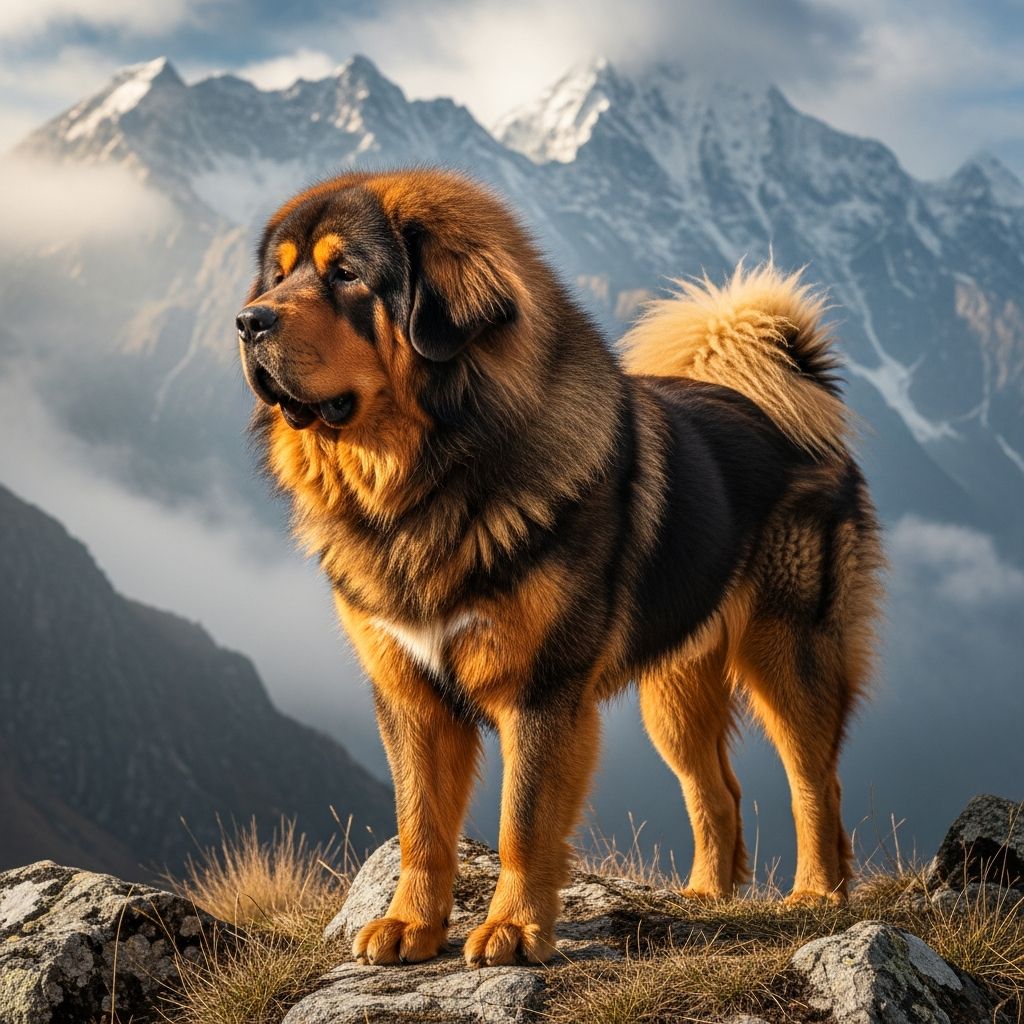 Discover the majestic Tibetan Mastiff: ancient guardians with loyal hearts, protective instincts, and unique care needs for modern homes.