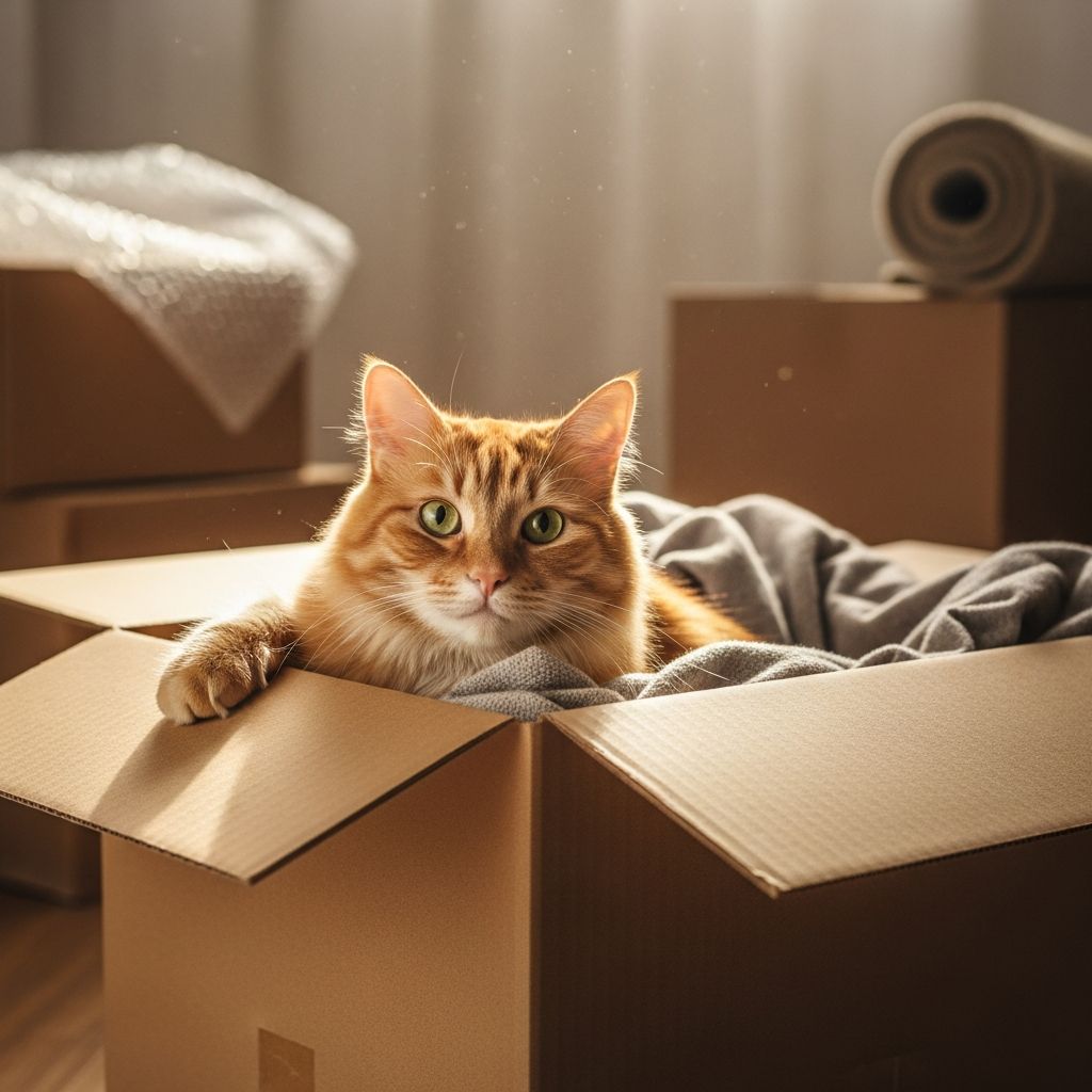 Moving House with a Cat: Expert Tips for a Stress-Free Move Expert guide to help your feline friend adjust to a new home with minimal stress.