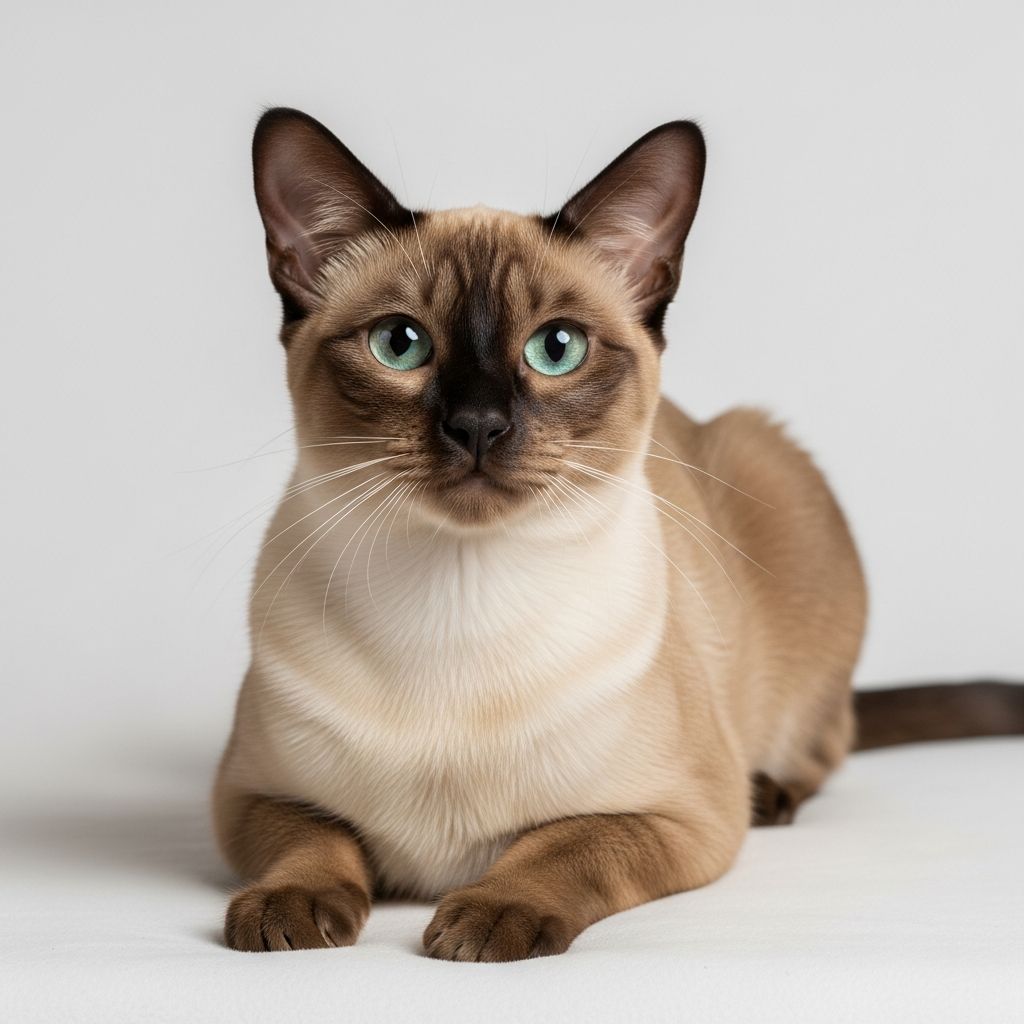 Discover the playful, affectionate Tonkinese cat breed with its stunning mink patterns and Siamese-Burmese heritage.