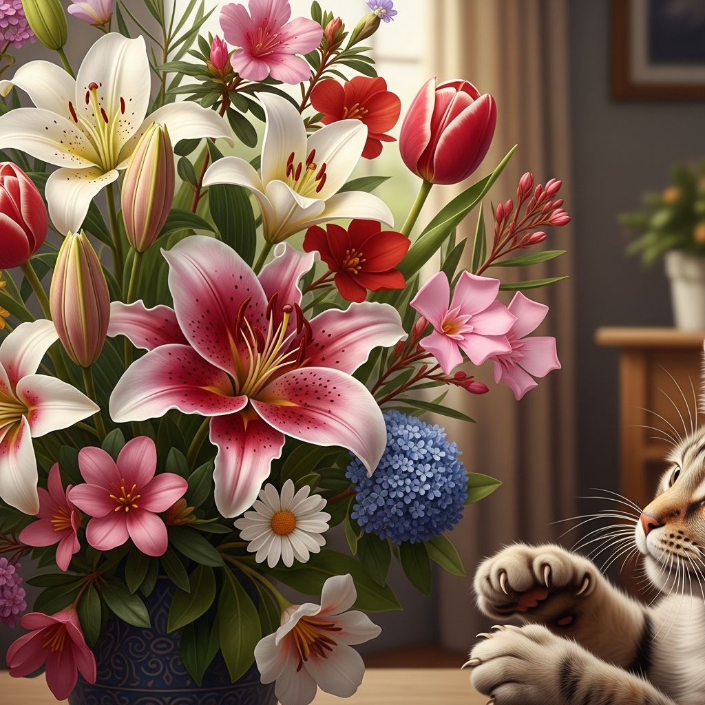 Toxic Flowers for Cats: A Complete Guide Protect your feline friend: Learn which flowers are toxic to cats and how to keep them safe.