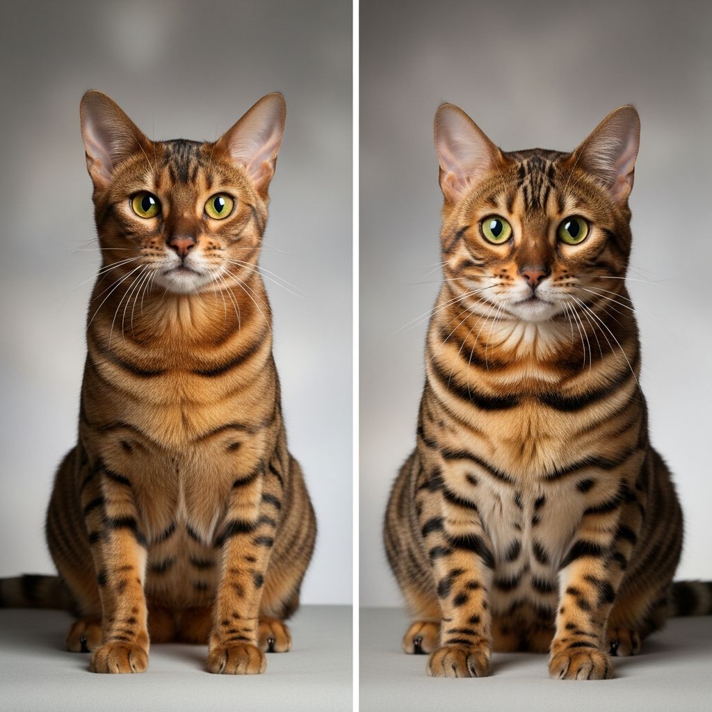 Toyger vs Bengal: Wild-Looking Cats Compared Discover the differences between Toyger and Bengal cats: from stunning coats and athletic builds to playful personalities and care needs for exotic appeal.