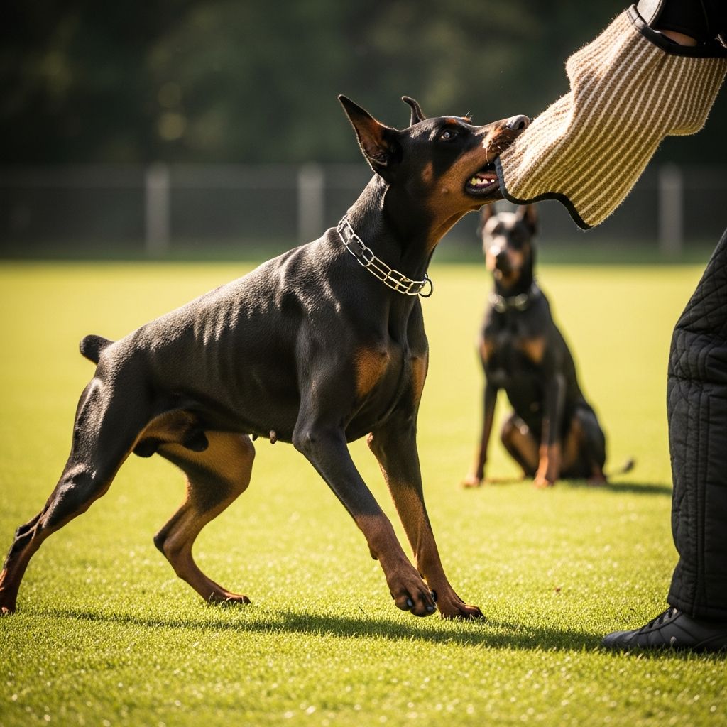 Training Dobermans: Step-By-Step Guide To Loyal Protectors Unlock your Doberman's natural guarding potential with proven, safe training methods for family protection and property security.