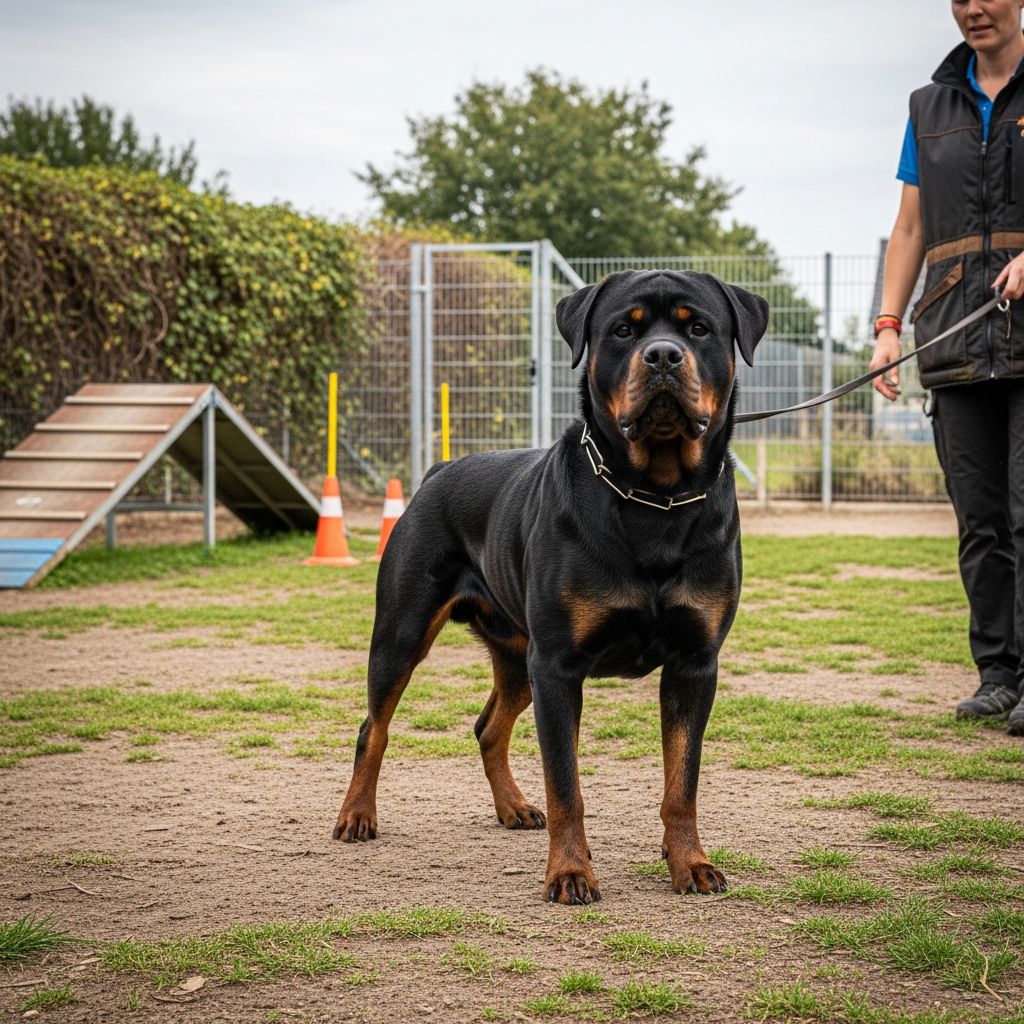 Unlock your Rottweiler's protective instincts with proven, positive training methods for a confident and controlled guardian.