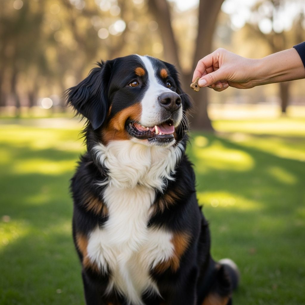 Training Your Bernese Mountain Dog: Guide To Positive Training Master effective techniques to raise a well-behaved, happy Bernese Mountain Dog with patience, consistency, and positive reinforcement.