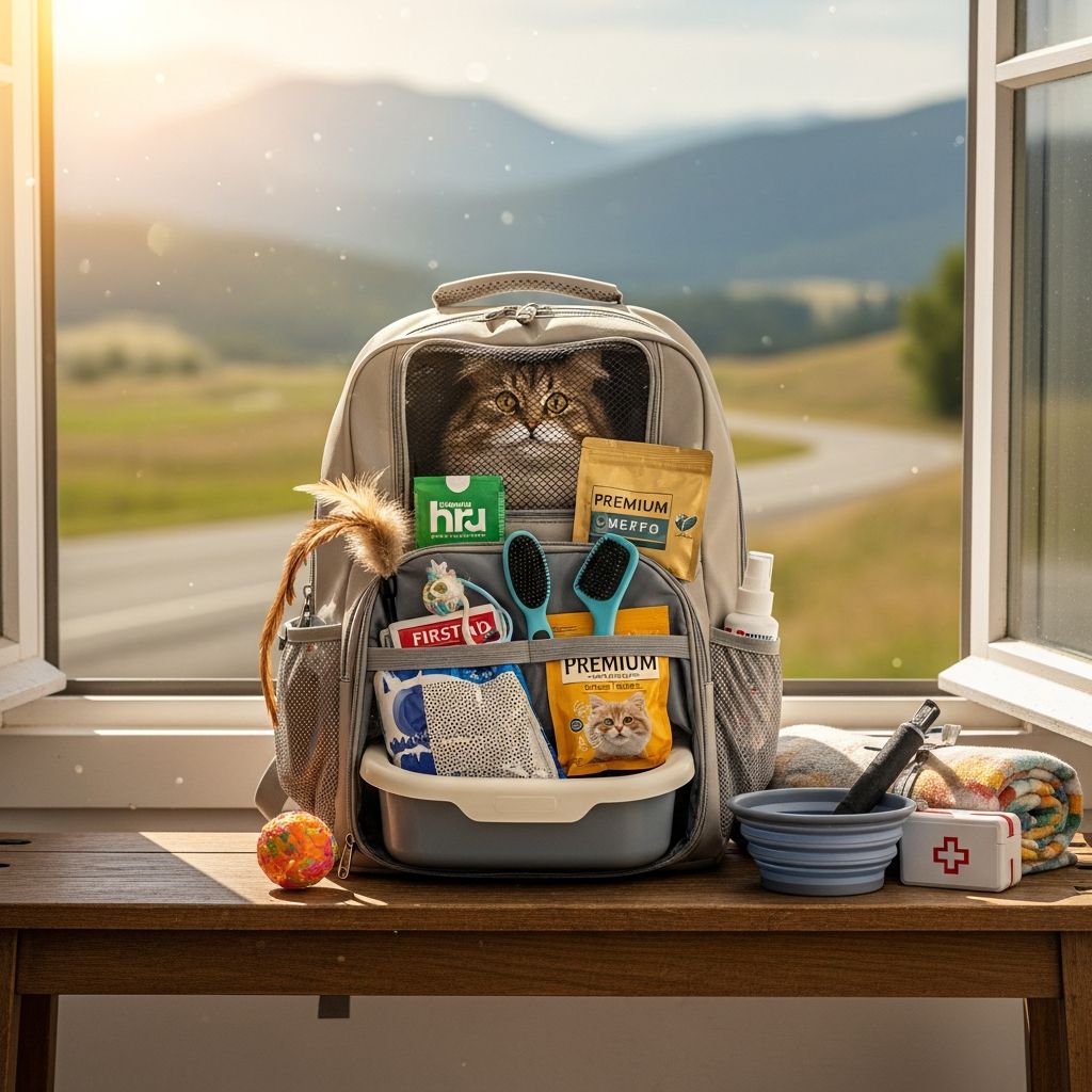 Traveling With Your Cat: 15 Vet-Approved Essentials Essential packing guide for stress-free cat travel: carriers, food, litter, and comfort items for road trips and flights.