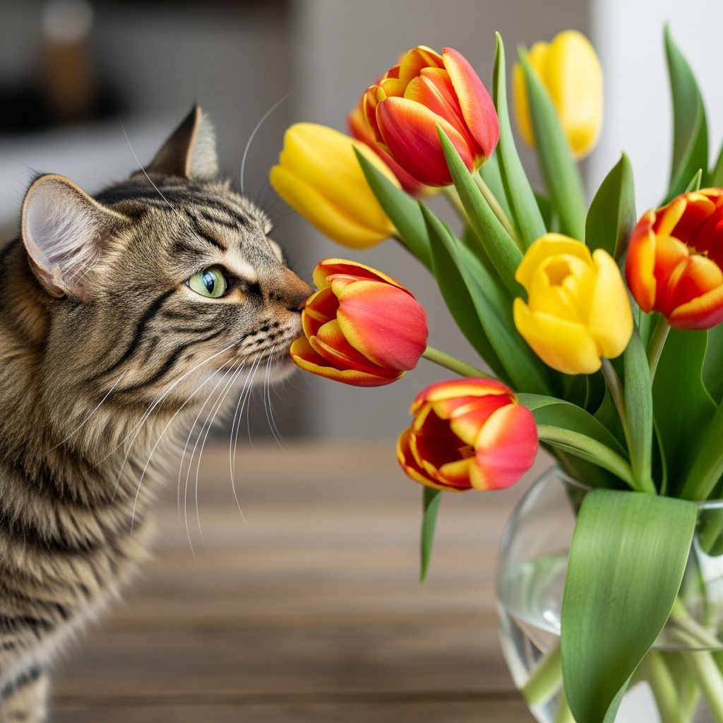 Tulips and Cats: Toxicity Risks Explained Discover why tulips pose serious dangers to cats, from toxic compounds to emergency steps for pet safety.