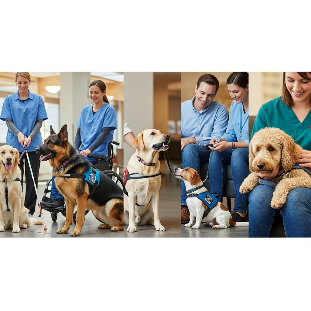 Types Of Service Dogs: 7 Essential Partners In Independence Discover the diverse roles service dogs play in supporting people with disabilities through specialized training and tasks.