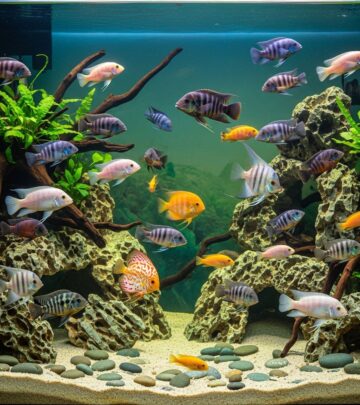 Master the art of creating a thriving cichlid habitat with expert tips on tanks, filtration, rocks, water chemistry, and stocking strategies for vibrant aquatic displays.