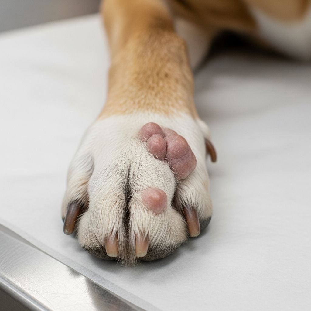 Unusual Lumps On Dog Paw Pads: 5 Growth Types & Care Tips Discover what growths on your dog's paw pads could mean, from harmless keratin buildup to infections needing urgent vet care.