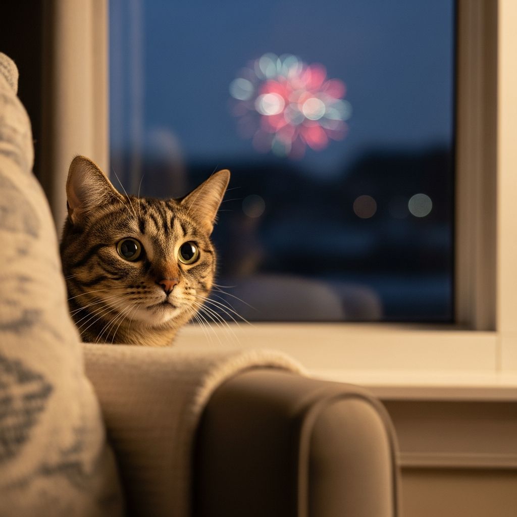 Ways to Help Your Cat Survive the Fourth of July Essential tips to keep your cat safe, calm, and stress-free during Fourth of July fireworks and celebrations.