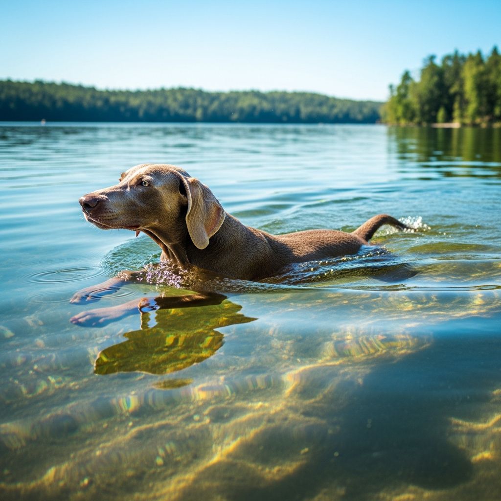 Weimaraner Swimming Guide: Abilities & Tips Discover if Weimaraners excel in water, training methods, health benefits, and essential safety measures for aquatic fun.