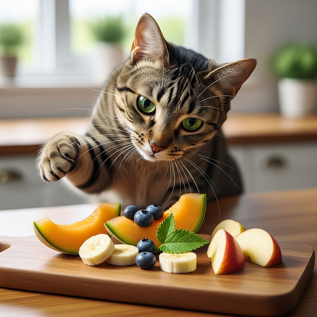 Discover safe fruits for cats, from apples to watermelon, with tips on preparation, benefits, and fruits to avoid for your feline's health.
