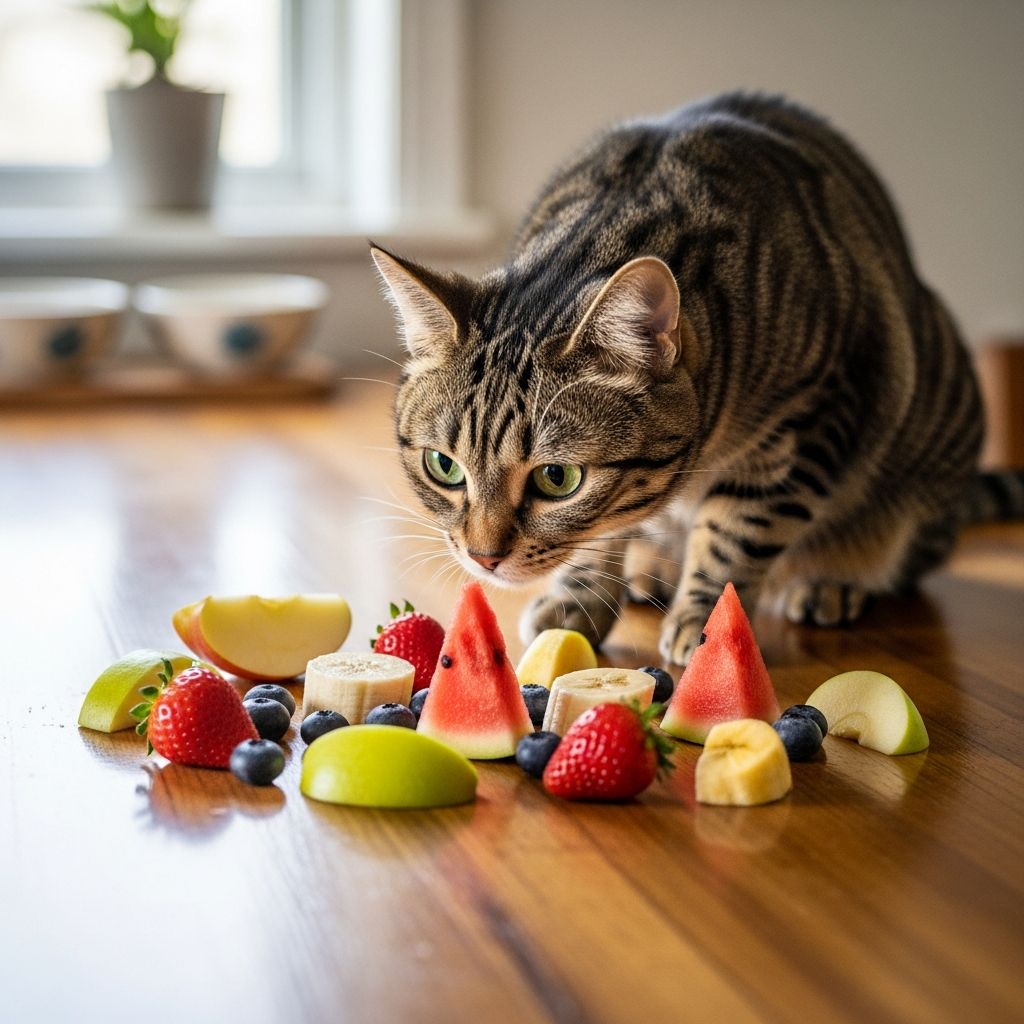 Discover safe fruits for cats, toxic ones to avoid, and tips for healthy treats from vet-approved sources.