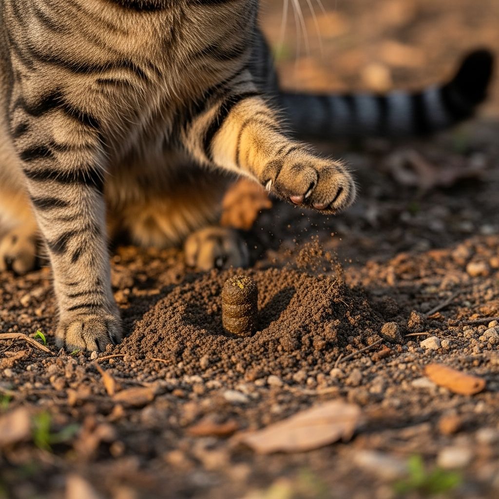 Discover why cats intentionally poo outside the litter box and how to address this territorial stress behaviour effectively.