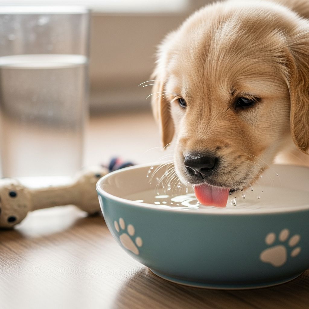 Discover when puppies start drinking water, how to wean them from milk, and tips for proper hydration during their early development stages.