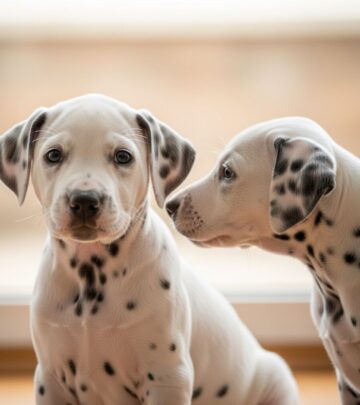 Discover how Dalmatian puppies develop their iconic spotted coat pattern