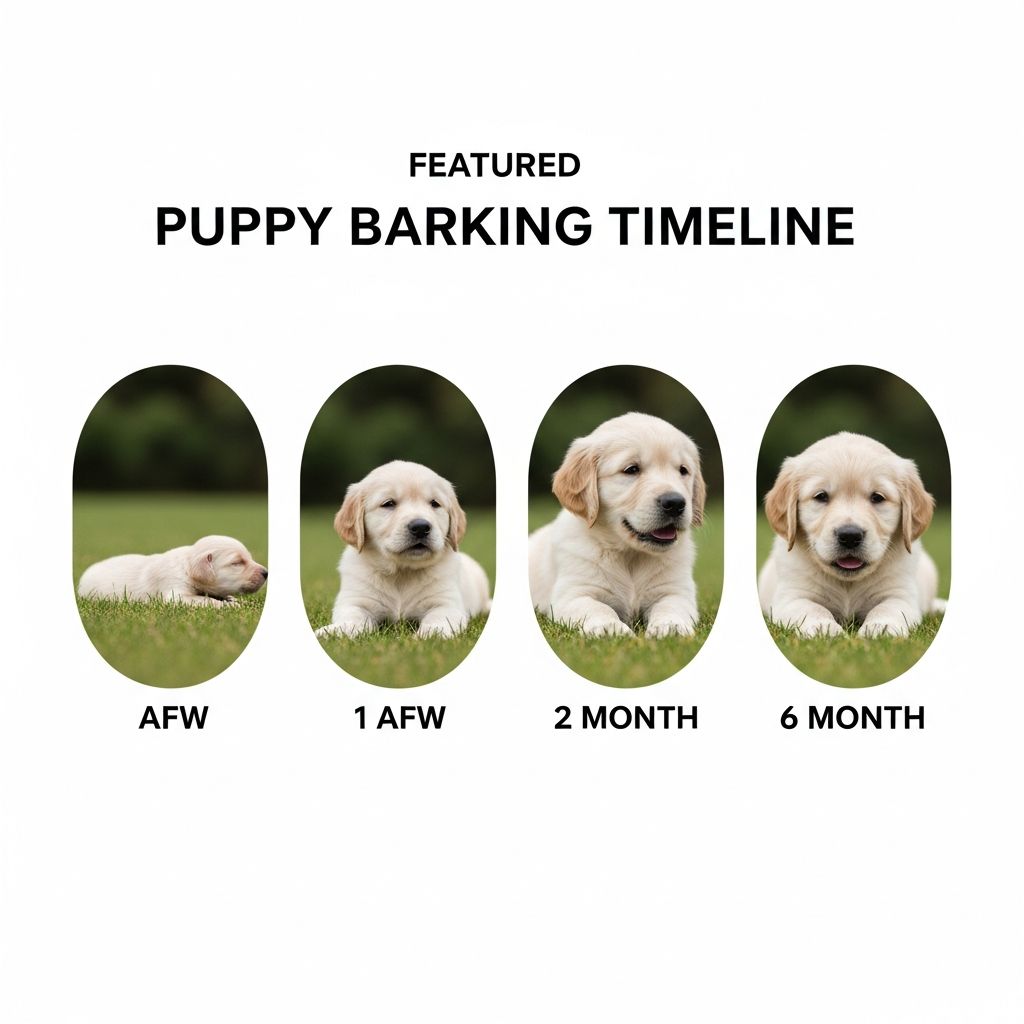 Puppy Barking Timeline: 4 Key Phases From Whimpers To Yips Discover the typical age puppies begin barking, stages of vocal growth, reasons behind it, and expert strategies for healthy communication development.
