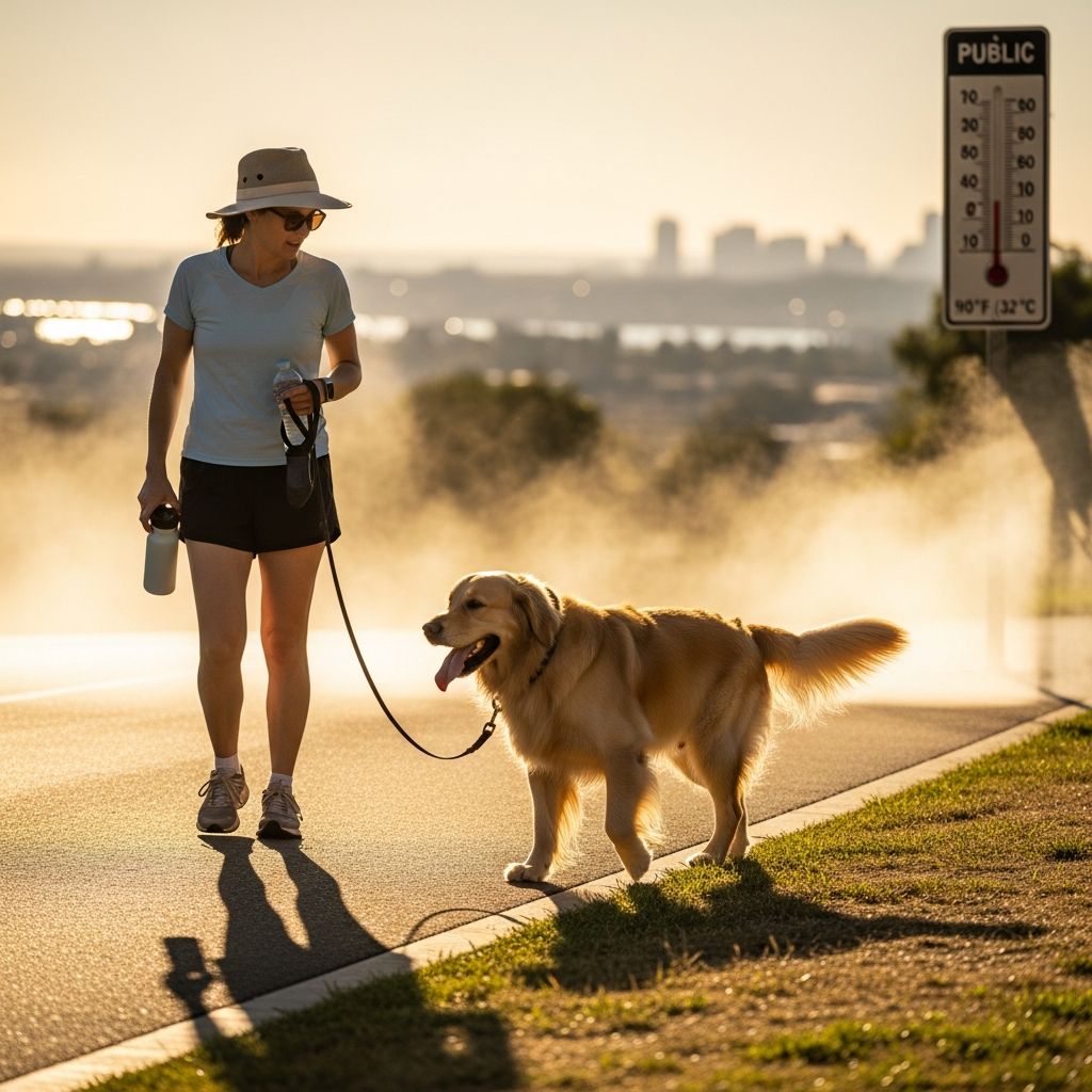 Essential guide to keeping your dog safe during hot weather and preventing heat-related illnesses.