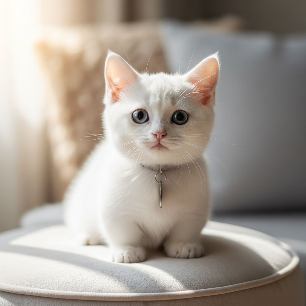 Discover the playful world of white Munchkin cats, from their unique short legs to affectionate personalities and essential care tips for happy, healthy lives.